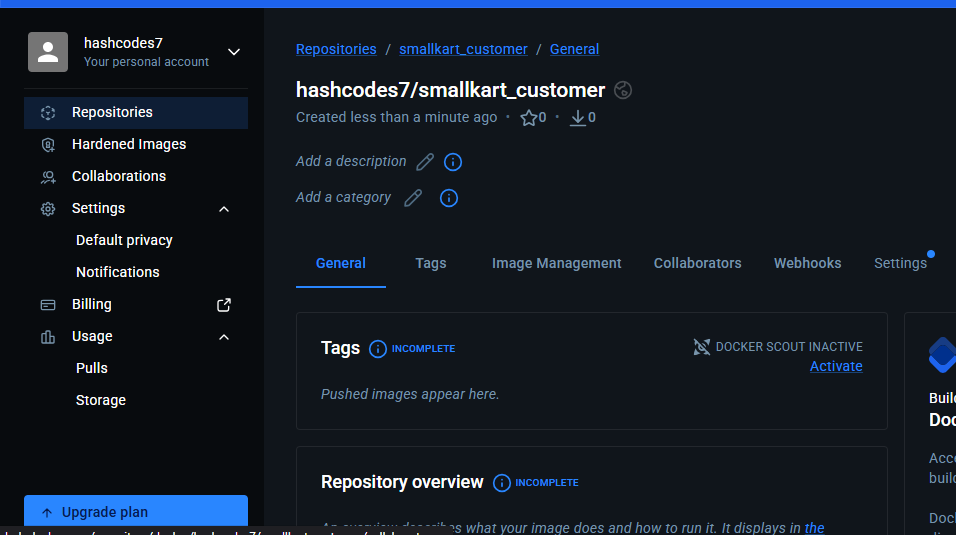 Repository Dashboard